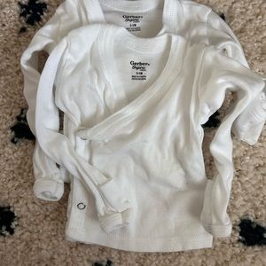 Gerber Organic Kimono Style Onesie (pair)